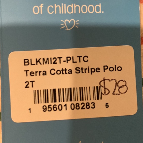 Ruggedbutts Long Sleeve Color Block Polo, NWT, striped, 2T - Picture 5 of 5